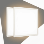 Luminária LED Flat alumínio embutir quadrada 24W 4000K 292x292mm Lumanti - Imagem 3