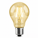 Lâmpada vintage A60 LED filamento 4W 2400K âmbar Lumanti - Imagem 2