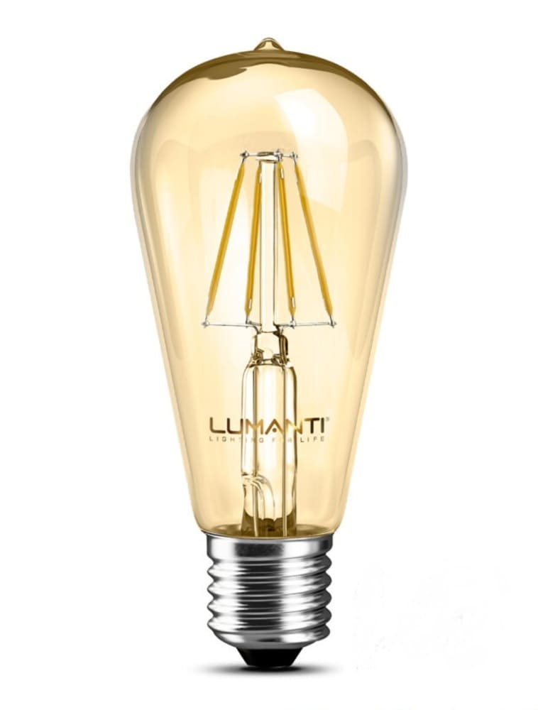 ST64.jpg Lâmpada vintage ST64 LED filamento 4W 2400K âmbar Lumanti - Imagem 1