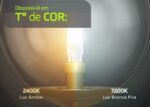 Lâmpada G9 LED SMD 2W 2400K âmbar Lumanti - Imagem 5