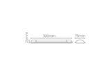 Luminária Slim Fit LED 9W 6500K 300x75x25mm Lumanti - Imagem 7