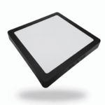 Luminária LED Flat alumínio sobrepor quadrada preto 24W 3000K 275x275mm Lumanti - Imagem 3