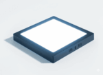 Luminária LED Flat alumínio sobrepor quadrada preto 24W 6500K 275x275mm Lumanti - Imagem 2