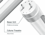 Lâmpada tubular LED HO T8 2385mm 65W 6500K bivolt Lumanti - Imagem 2