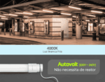 Lâmpada tubular LED T8 120cm 18W 4000K bivolt Lumanti - Imagem 5