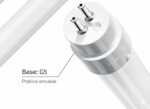Lâmpada tubular LED T5 56cm 9W 4000K bivolt Lumanti - Imagem 2