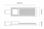 Luminária pública LED Urbana 150W 5000K bivolt Lumanti - Imagem 3