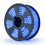 Mangueira luminosa LED 10mm 2 fios azul 220V Lumanti