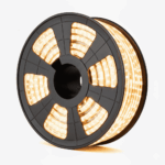 Mangueira luminosa LED 10mm 2 fios branco quente 220V Lumanti