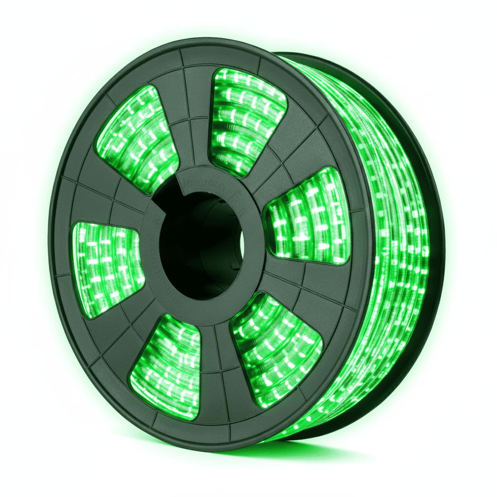 VERDE-2.png Mangueira luminosa LED 10mm 2 fios verde 220V Lumanti - Imagem 1
