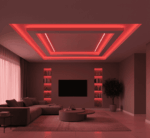 Mangueira luminosa LED 10mm 2 fios vermelha 220V Lumanti - Imagem 2