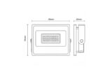 Refletor LED 50W 3000K bivolt 4000lm Lumanti - Imagem 6