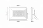 Refletor LED 300W 5500K branco frio bivolt 24000lm Lumanti - Imagem 6