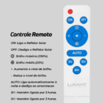 Refletor solar LED 200W 5500K branco frio 2200lm Lumanti - Imagem 3