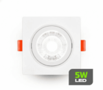 Spot de embutir LED 5W 4000K branco neutro quadrado bivolt Lumanti - Imagem 2