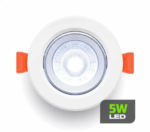 Spot de embutir LED 5W 6500K branco frio redondo bivolt Lumanti - Imagem 2