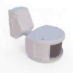 Sensor de presença frontal externo 180° microcontrolado branco bivolt Exatron spf0ex bc