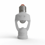 Sensor de presença soquete E27 microcontrolado bivolt Exatron spt0e27
