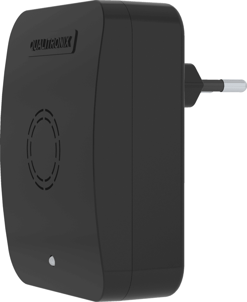 Qc1P-1.png Campainha sem fio 150m 52 toques musicais preto bivolt Qualitronix qc1p - Imagem 1