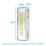 Luminária de emergência Slim 30 LEDS 1W 100lm bivolt Blumenau 40030134