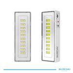 Luminária de emergência Slim 30 LEDS 1W 100lm bivolt Blumenau 40030134