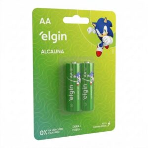 Pilha AA Alcalina Elgin com 2 (Pequena)
