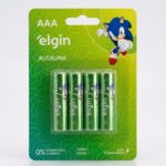 Pilha AAA Alcalina Elgin com 4 (Palito) – foto 3