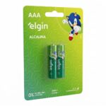 Pilha AAA Alcalina Elgin com 2 (Palito)
