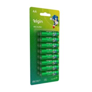 Pilha AA Alcalina Elgin com 16 (Pequena)