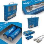 Pilha Recarregável AAA Elgin (Palito) com 2 – foto 5