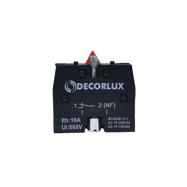 Bloco de Contato 1NF 220V 5A Vermelho