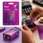 Bateria 9V Recarregável Elgin para Microfone e Multímetro – foto 5