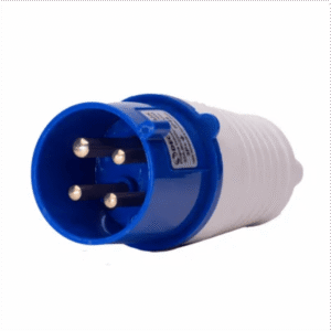Plugue Industrial 32A 3P+T 220V IP44 azul