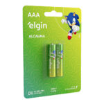 Pilha AAA Alcalina Elgin com 2 (Palito)