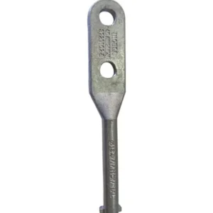 Terminal Tipo Espada 4 0 AWG MCM 13,5mm 2 Furos em Alumínio