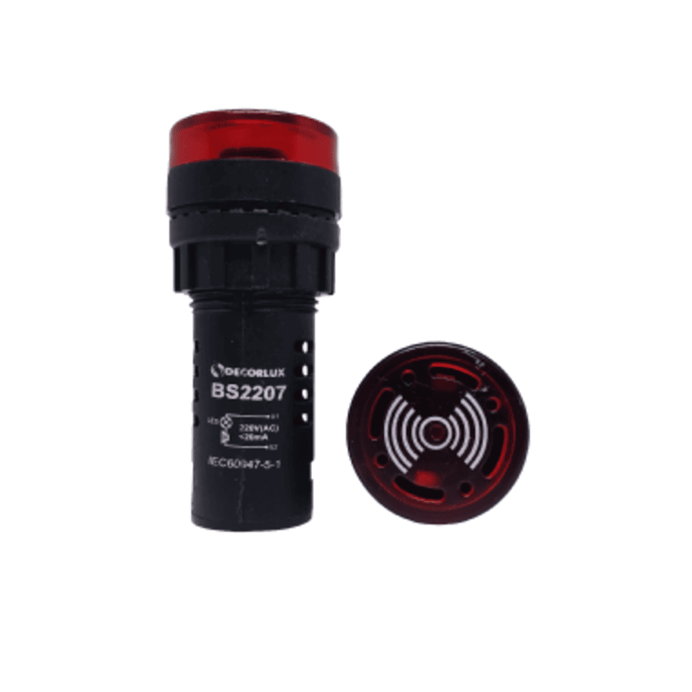 Buzzer-com-Sinalizador-LED-22mm-24V-Vermelho-BS0247_1000x1000.png Buzzer com Sinalizador LED 22mm 24V Vermelho - Imagem 1