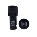 Buzzer Sirene de Painel 22mm 48V Preto