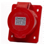 Tomada Industrial de Embutir 32A 3P+N+T 380V IP44