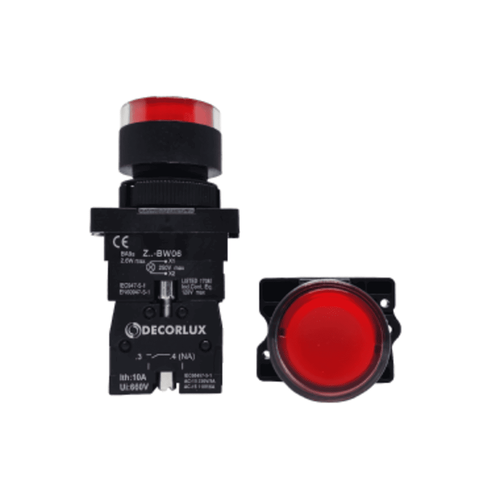 Botao-de-Comando-Pulsador-Iluminado-22mm-1NA1NF-Vermelho-BI3257_1000x1000.png Botão de Comando Pulsador Iluminado 22mm 1NA+1NF Vermelho - Imagem 1