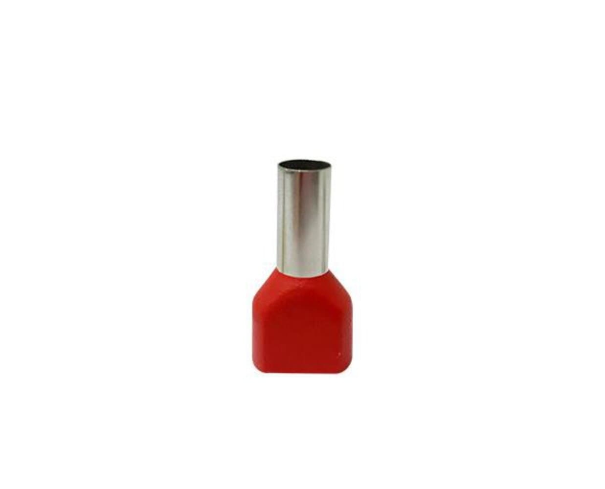 Terminal-Tubular-Ilhos-Duplo-2x100mmC2B2-Vermelho-100-un-TP2102.jpg Terminal Tubular Ilhós Duplo 2x10,0mm² Vermelho (100 un) - Imagem 1
