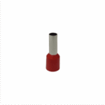 Terminal Tubular Ilhós Curto 10,0mm² Vermelho (100 un)