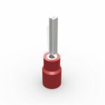 Terminal Pino Pré-Isolado 1,5mm² Vermelho (100 un)