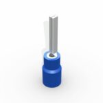 Terminal Pino Pré-Isolado 2,5mm² Azul (100 un)
