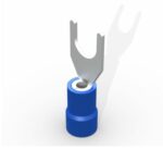 Terminal Garfo Forquilha M5 1,5-2,5mm² Azul (100 un)