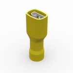 Terminal Fêmea Luva Faston 4,0-6,0mm² Amarelo (100 un)