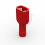 Terminal Fêmea Luva Faston 0,5-1,5mm² Vermelho (100 un)