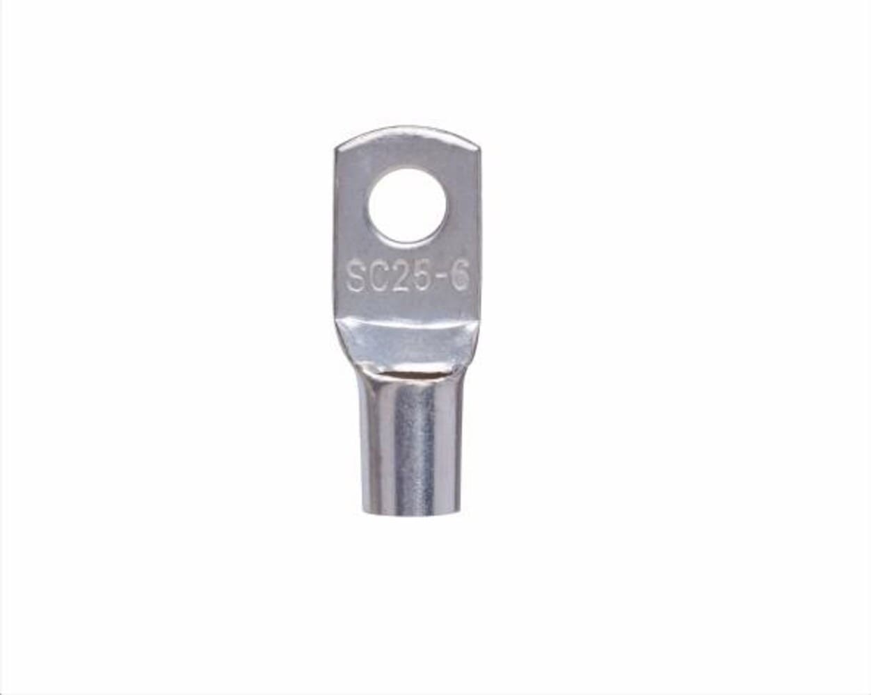 Terminal-de-Compressao-1-Furo-M6-250mmC2B2-Cobre-50-un-TC0689.jpg Terminal de Compressão 1 Furo M6 25,0mm² Cobre (50 un) - Imagem 1