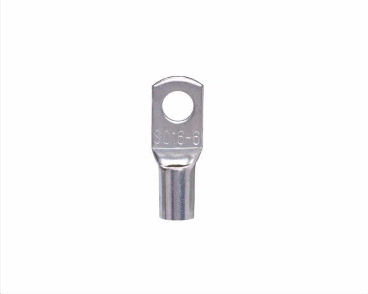Terminal-de-Compressao-1-Furo-M6-160mmC2B2-Cobre-50-un-TC0668.jpg Terminal de Compressão 1 Furo M6 16,0mm² Cobre (50 un) - Imagem 1