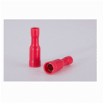 Terminal Fêmea Bullet Faston 0,5-1,5mm² Vermelho (100 un)
