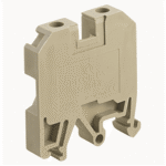 Borne SAK 6,0mm² para Trilho DIN Bege